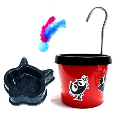 Imagem de Bebedouro Para Gato - Fonte Vermelha - DM SOLUÇÕES