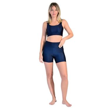 Imagem de Shorts com Bolso Esportivo Wunder em Tecido Total Shine Wunder-Feminino