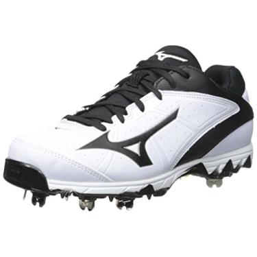 Imagem de Mizuno Chuteira feminina 9 Spike Swift 4 Fast Pitch Metal Softball, Branco/preto, 42