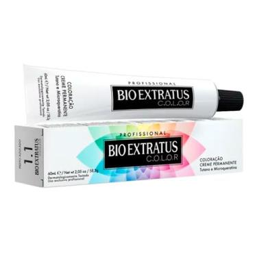 Imagem de Tintura Creme Bio Extratus Color Preto Azulado 1.1 60ml, Preto Azulado