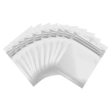 Imagem de PATIKIL Sacos de embalagem resseláveis para pequenas empresas, 100 peças de sacos foscos à prova de cheiros de 7 x 10 cm, bolsa de alumínio selável com zíper plano para armazenamento de alimentos