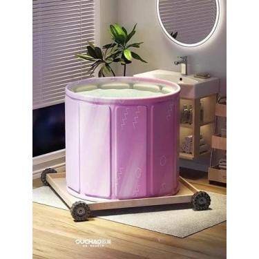 Imagem de Banheira dobrável leve para adultos, para box de chuveiro, imersão, SP