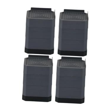 Imagem de ＫＬＫＣＭＳ 4x Almofadas Antivibração Resistente e Resistente Protegem o Chão, Elevadores de Cama, Elevadores de Pernas de Móveis para Sofá, Máquina de Lavar, Cinza, 3 Camadas