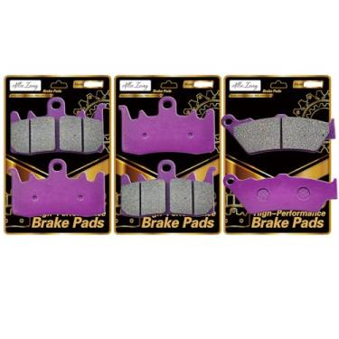 Imagem de ALLIE ZENG Pastilhas de freio de cerâmica de fibra de carbono premium, resistente ao calor, fácil instalação, baixo ruído, compatível com BMW R 1200 GS Adventure 2013-2018 R 1200 R RS RT 2015 2016