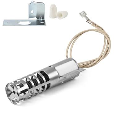 Imagem de WB2x9154 Ignitor de fogão a gás de forno redondo universal compatível com peças de reposição GE Hotpoint WB13K10027 WB13K3 PS243425 AP2014008 (3-1/2 polegadas de comprimento 120V 2,5-3,0 A)