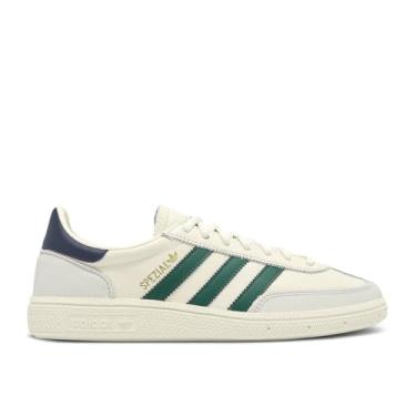 Imagem de adidas Tênis masculino Handball Spezial, Branco giz/verde universitário/índigo noturno, 45