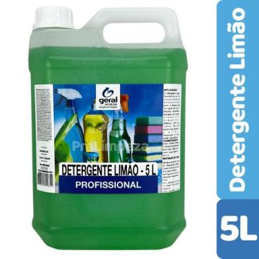 Imagem de Detergente Limão Líquido Profissional  Lava Louça - 5L - Geral Química