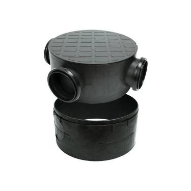 Imagem de Caixa Inspeção Com Prolongador Dn100 Passagem Esgoto Tampa R