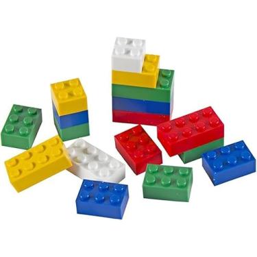 Imagem de Brinquedo de Montar Infantil Interativo com 80 Peças Coloridas | Blocos Educativos para Crianças +3 Anos | Desenvolvimento de Coordenação Motora e Criatividade