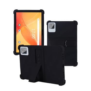 Imagem de Capa para celular tablet PRITOM TAB12 de 10 polegadas Android 14, capa protetora de borracha leve à prova de choque WUNIAK à prova de choque, capa protetora de silicone macio ajustável para crianças