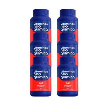 Imagem de Kit 6x Vitaminas A-Z 60 Comprimidos - Neo Quimica