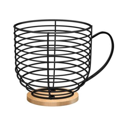 Imagem de Suporte para cápsulas de café BYTEAIDREX para balcão com base de madei