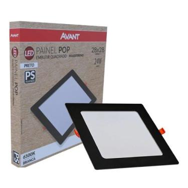 Imagem de Painel Plafon Avant LED 1680 Lúmens 28cm Quadrado Embutir - 24w 6500k 