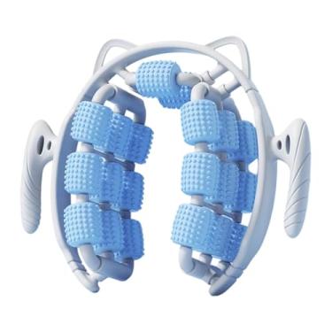 Imagem de RNXRZANK Rolo de Massagem, Grampo Circular para Pernas, 20 Rodas, Treino Versátil, Rolo Muscular para As Mãos, Massageador de Pernas para Ombros Masculinos em, Azul
