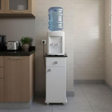 Imagem de Balcão Armário Multiuso Para Bebedouro Com Gaveta E Porta