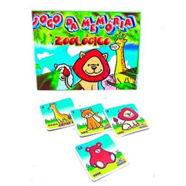 Imagem de Lembrancinha Infantil - Jogo da Memória Zoológico - no-brand