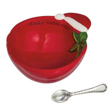 Imagem de Mud Pie Conjunto de petiscos de salsa de Natal