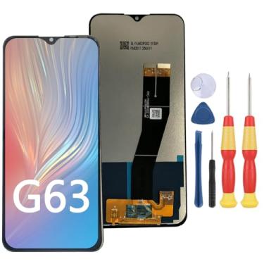 Imagem de SiuVorZhi Tela LCD compatível com BLU G63 Display LCD Touch Screen Repair Peças de reposição com ferramentas.