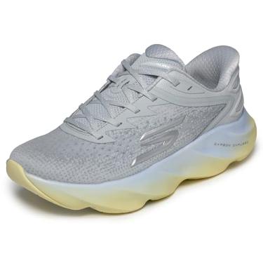 Imagem de Skechers Tênis feminino Aero Burst Hands Free Slip-Ins, cinza claro/azul, 42
