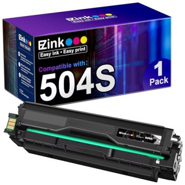 Imagem de E-Z Ink (TM) Cartucho de toner de substituição compatível para Samsung 504 504S CLT-K504S CLT-504S para bandeja de impressora SL-C1860FW SL-C1810W C1860 CLP-415NW (1 preto)