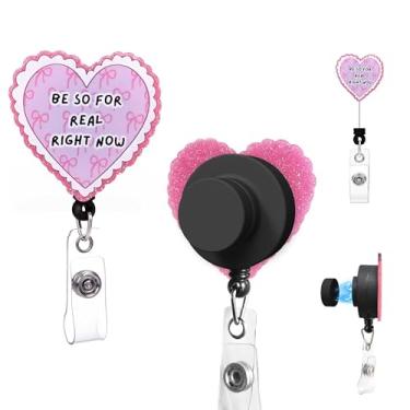 Imagem de Suporte magnético para crachá Be so for Real Now Retrátil, Clipe de Cartão de Identificação Pediátrica para Enfermeiras, Presentes para Amigos de Trabalho