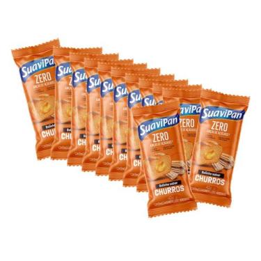 Imagem de Bolinho Zero Sabor Churros Display com 12 un de 40g - Suavipan