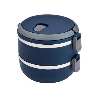 Imagem de Marmita Euro Home Lunch Box em Plástico e Aço Inox - Azul