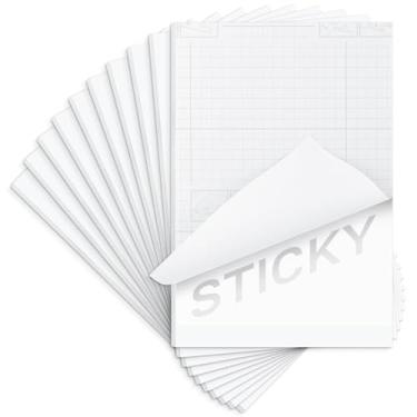 Imagem de Golden State Art, Placas autoadesivas de espuma branca de 20 x 76 cm, embalagem com 10 placas de espuma autoadesivas, leves, mas resistentes para projetos, imagens, decorações e exibição de artesanato