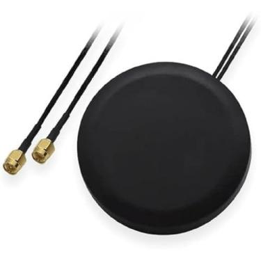 Imagem de Teltonika Combo de antena SMA de teto móvel PR1KCL25 MIMO, polarização linear, classificação de proteção de entrada IP67, material ABS, 2 cabos RG174 (9,8 pés)