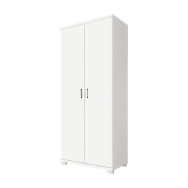 Imagem de Armário Multiuso 2 Portas 188x76cm New Móveis Fazzio Branco