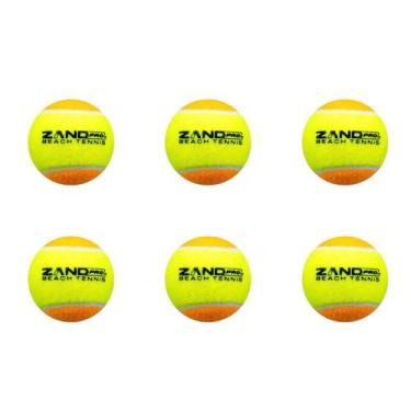Imagem de Bola de Beach Tennis Zand ITF 2 packs 3 unid.