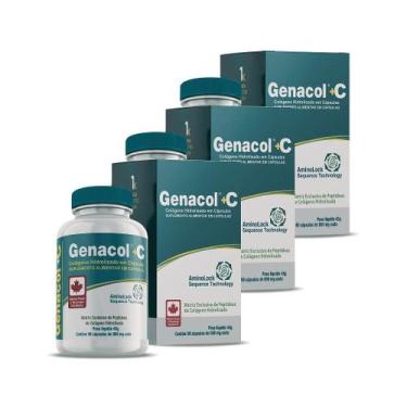 Imagem de Kit Genacol +C 500mg com 90 Cápsulas - 3 Unidades