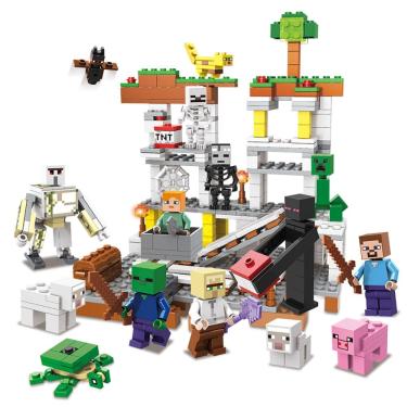 Imagem de Bloco de Montar Castelo Craft Brinquedo 496 pçs - 82001