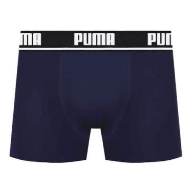 Imagem de Cueca Puma Boxer Cotton Adulto Elástco 35MM, Marinho, M