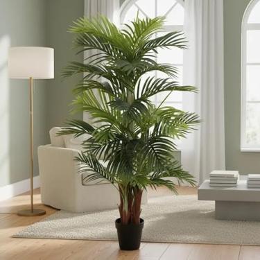 Imagem de Planta Palmeira Coqueiro Artificial Com 1.90 Metros, Planta Artificial Realista, Plantas artificiais para Ambientes Internos e Externos,Decoração Elegante.