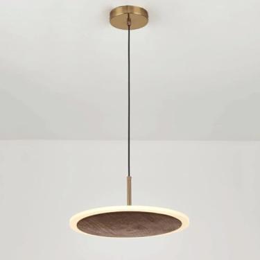 Imagem de Lustre LED Metal Acrílico Decoração Pendente Lâmpada Restaurante Cabeceira Única Cabeça Suspensa Luz, Decoração Moderna