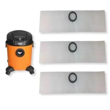 Imagem de SACO FILTRO DESCARTÁVEL PARA ASPIRADOR DE PÓ LAVOR KRONOS 23 Contém 3 unidades