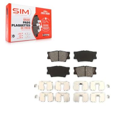 Imagem de Pastilhas de freio a disco traseiro SIM-1212 para Toyota Camry RAV4 Lexus ES350 Avalon Matrix ES300h Pontiac Vibe HS250h