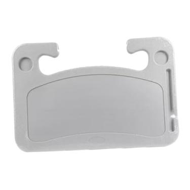 Imagem de NITAGO Bandeja para volante, mesa de fácil instalação para carro, bandeja para laptop, para viagem, computador, maquiagem, Cinza