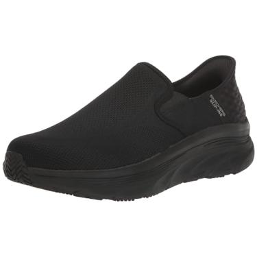 Imagem de Skechers Tênis de caminhada masculino Hands Free Slip-ins D'lux Walker Sr Joden, Preto, 45
