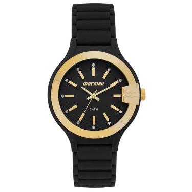 Imagem de Relógio Mormaii Feminino Ref: Mo2036ju/8p Esportivo Analógico Black