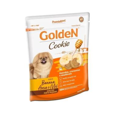 Imagem de Biscoito Golden para Cães Adultos Sabor Banana Aveia e Mel 350g