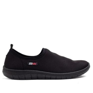 Imagem de Tênis Feminino Actvitta Calce Fácil Tecido Preto, Preto, 34