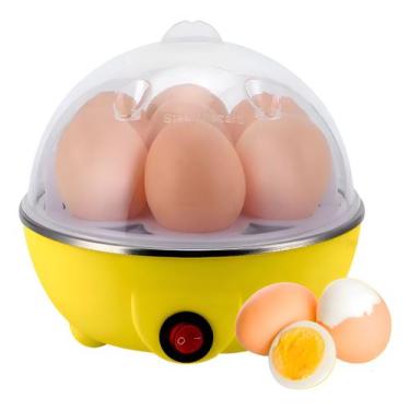 Imagem de Cozedor Ovos Eletrico Portatil Maquina Cozinha A Vapor Cor Cozedor Ovo