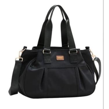 Imagem de Bolsa Feminina Chenson Twill Nylon Mão 84941 Preto-Feminino