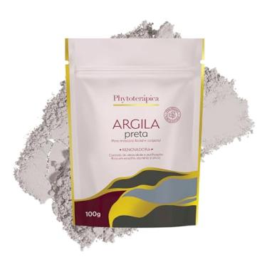 Imagem de Phytoterápica Argila Preta Sachê 100g - Máscara Renovadora Facial e Corporal - Limpeza Profunda, Elimina Resíduos e Impurezas da Pele