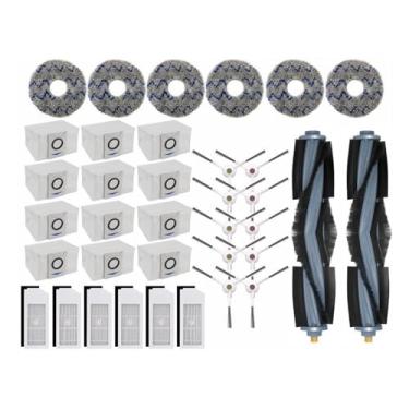 Imagem de Compatible With Ecovacs Deebot X1 OMNI / T10 OMNI Accessories Robot Vacuum Cleaner Parts Dust Bag Hepa Filter Main Side Brush Mop Dustbin(36PCS)