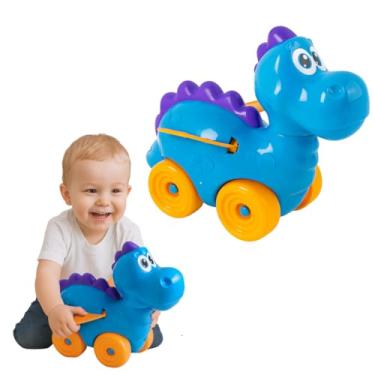 Imagem de Brinquedos Educativos Para Bebes Carro Dinossauro Bate Asinhas Carrinho Brinquedo 1 ano de Idade