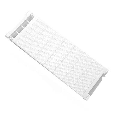 Imagem de Organizador Prateleira Inteligente Retrátil portátil 30 a 120 cm Branca Extensível Largura 24 cm(75-120cm)
