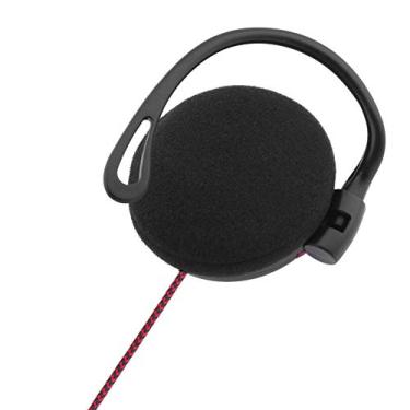 Imagem de Fone de ouvido com gancho, microfone suspenso no cabo esponja de fones de ouvido para viagens para MP3 (preto nº 22)